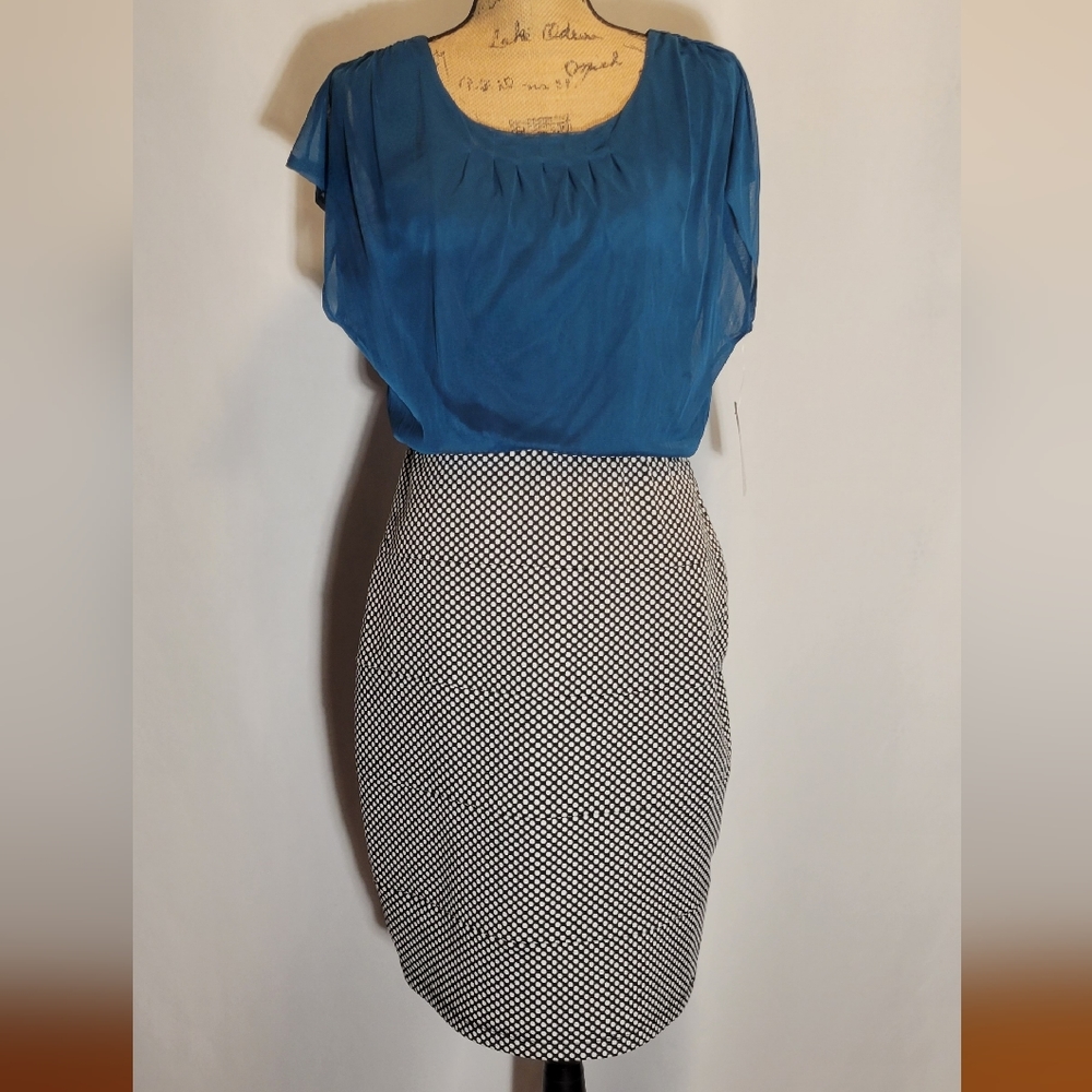 Enfocus Studio Short Sleeve Dress | NWT! | Sz. 14
